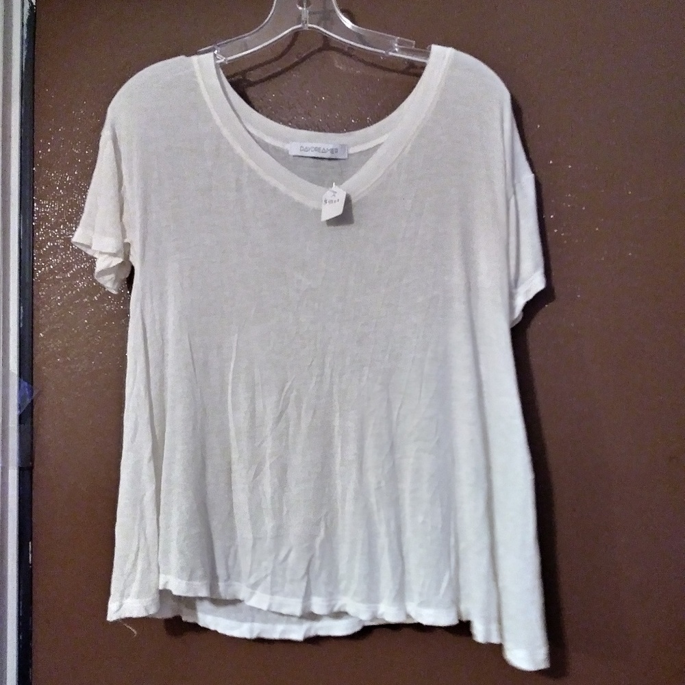 NWT off white v neck supersoft tee